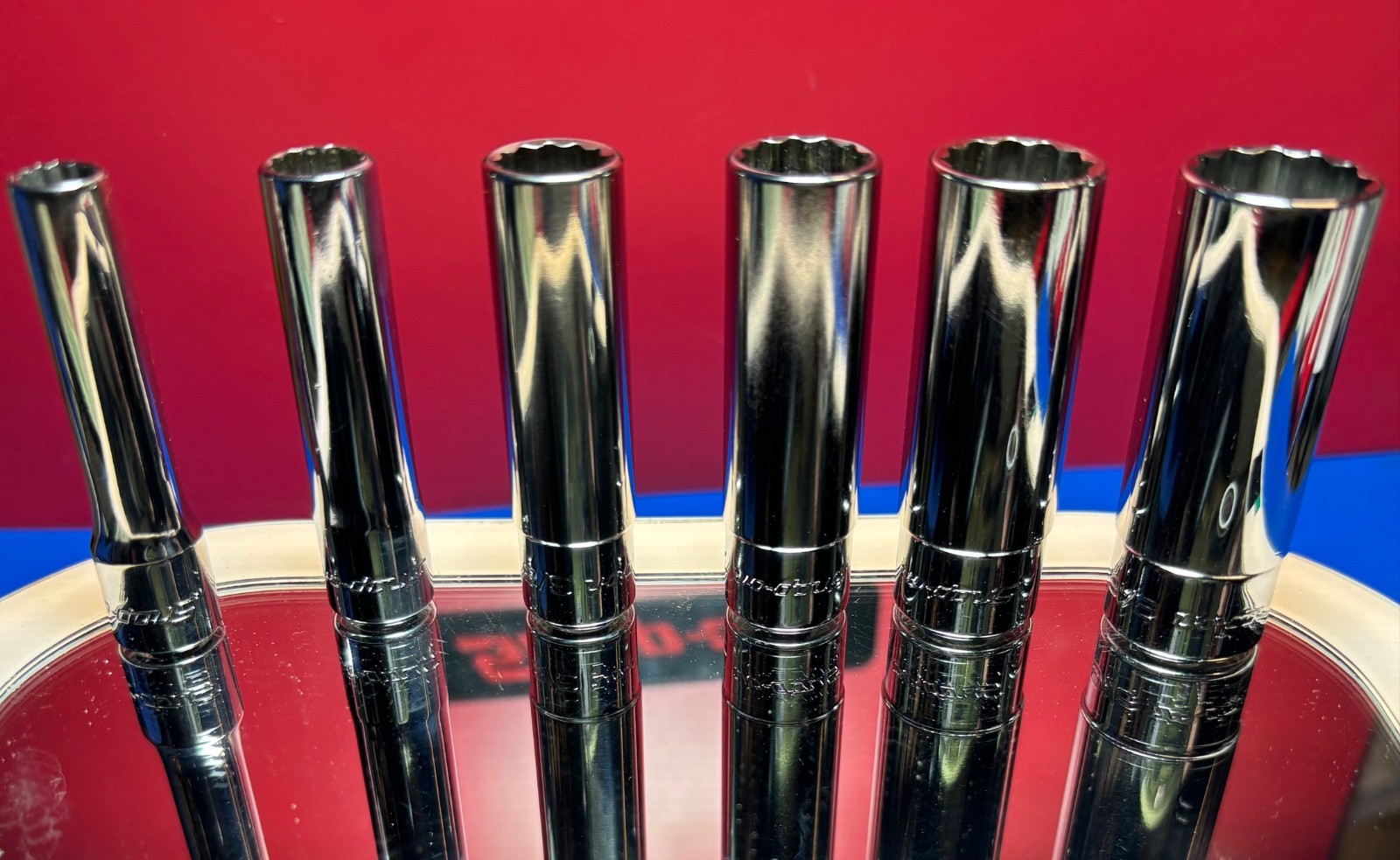 Snap-On Tools 1/4″ Drive SAE 12-Point Deep Essential Socket Set EXCELLENT COND.