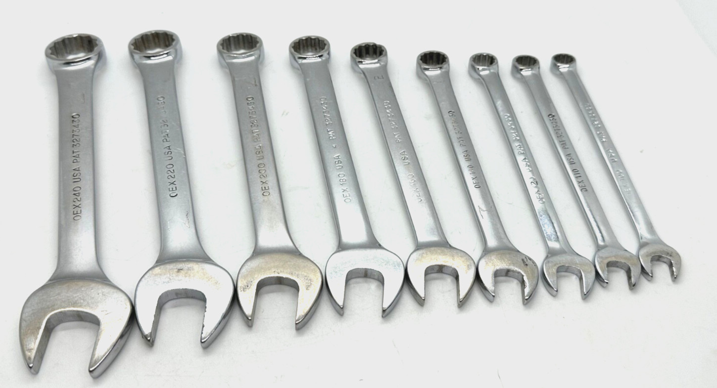 🇺🇸 SNAP ON Tools USA 5/16″- 3/4″ Wrench Set SAE Combo Short Stubby 12PT DR Lot