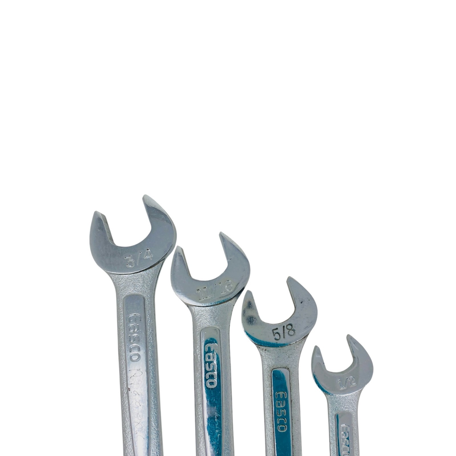 Easco USA Combination Wrench Mechanics Hand Tool Lot Set SAE, 4 Pcs