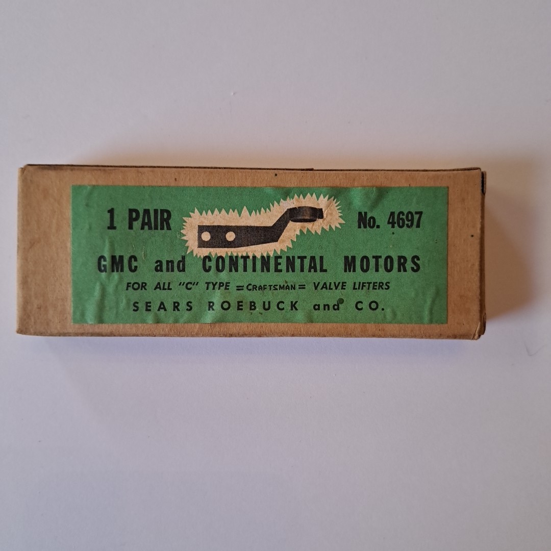 Craftsman Valve Lifters Pair #4697 GMC Continental Type C Sears Roebuck NOS VTG