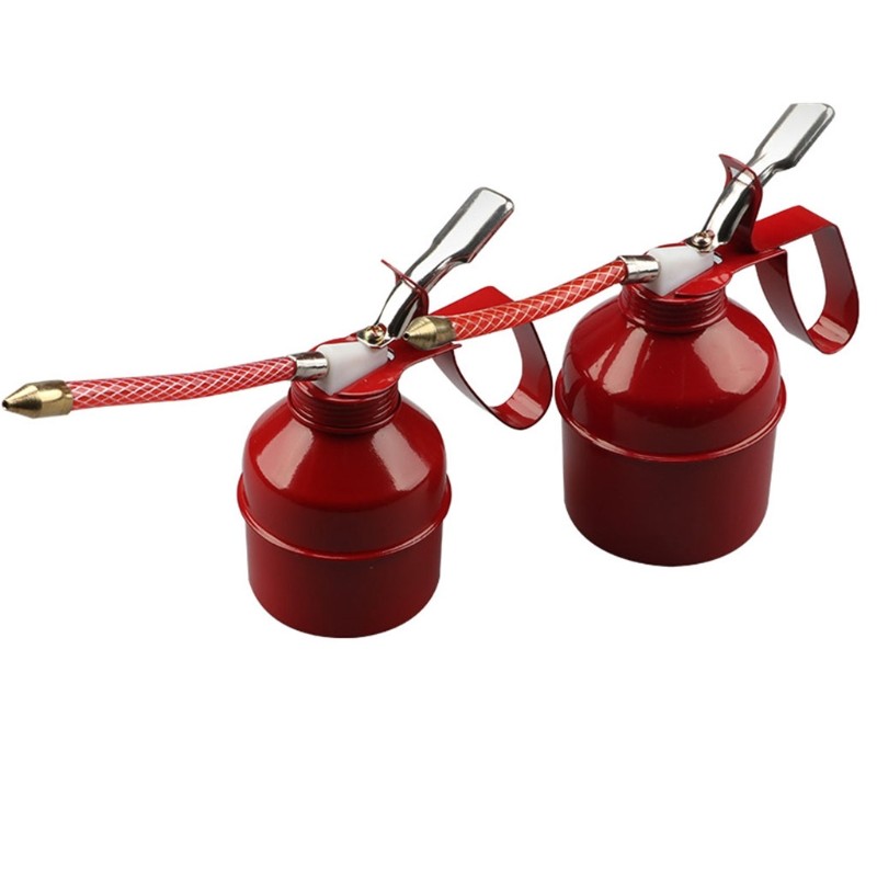 300ml 500ml Pistols Pump Oiler with Hose Spout Lubricating Oil Thumb Pump