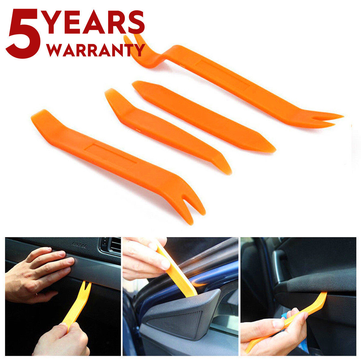 New Car Trim Removal Tool Kit Panel Door Pry Dash Interior Clip Set 4Pcs