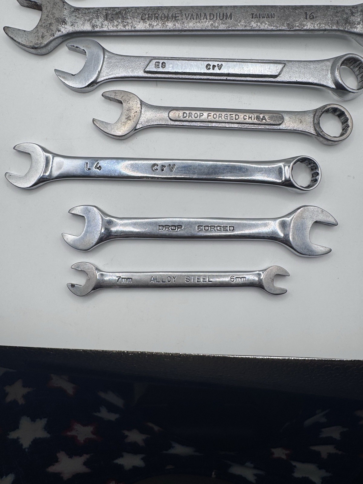Mixed Metric Wrench Lot ACDelco Great Neck Pittsburgh Husky Performax 8pc