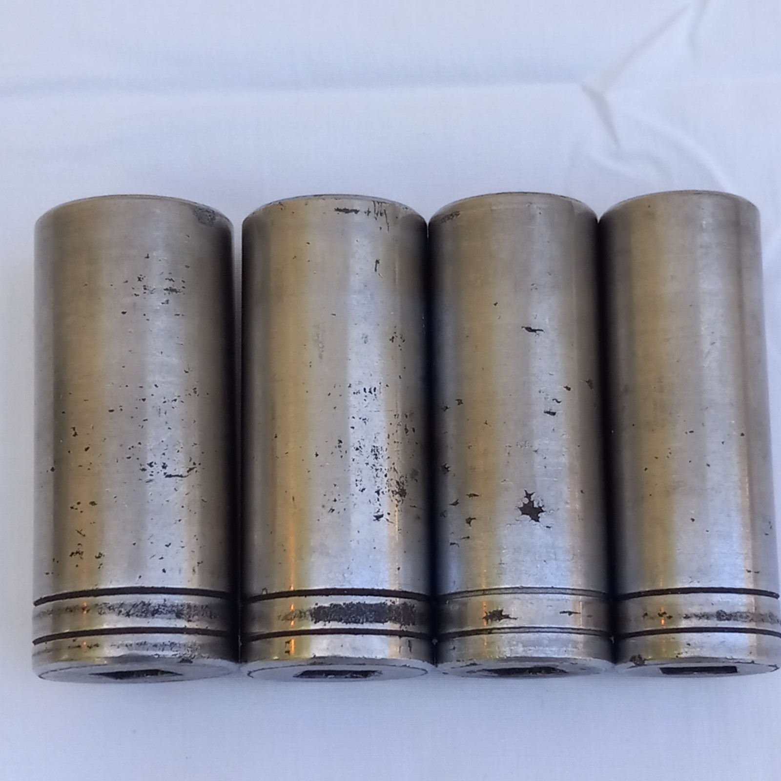 8 S-K Tools 3/8 Drive 6pt Deep Well Sockets 3/8 to 13/16 Vintage