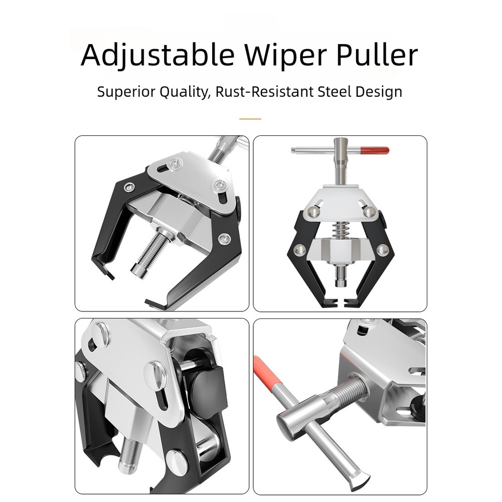 Carbon Steel Heavy Duty Wiper Arm Puller Remover Tool Adjustable Design