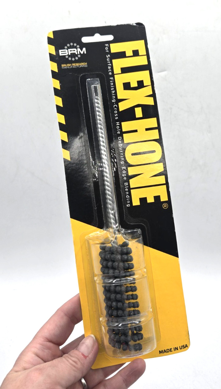 BRM Brush Research BC151618 FLEX-HONE 15/16″ 23.8mm 3″ Cylinder Hone 180 Grit