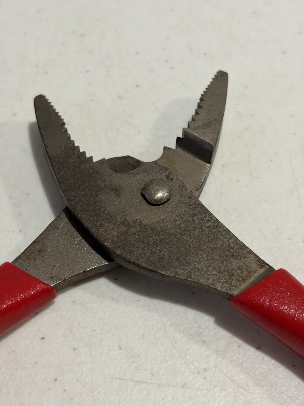 Snap-On Tools USA 47CF 8” Long RED Talon Comfort Grip Slip Joint Pliers