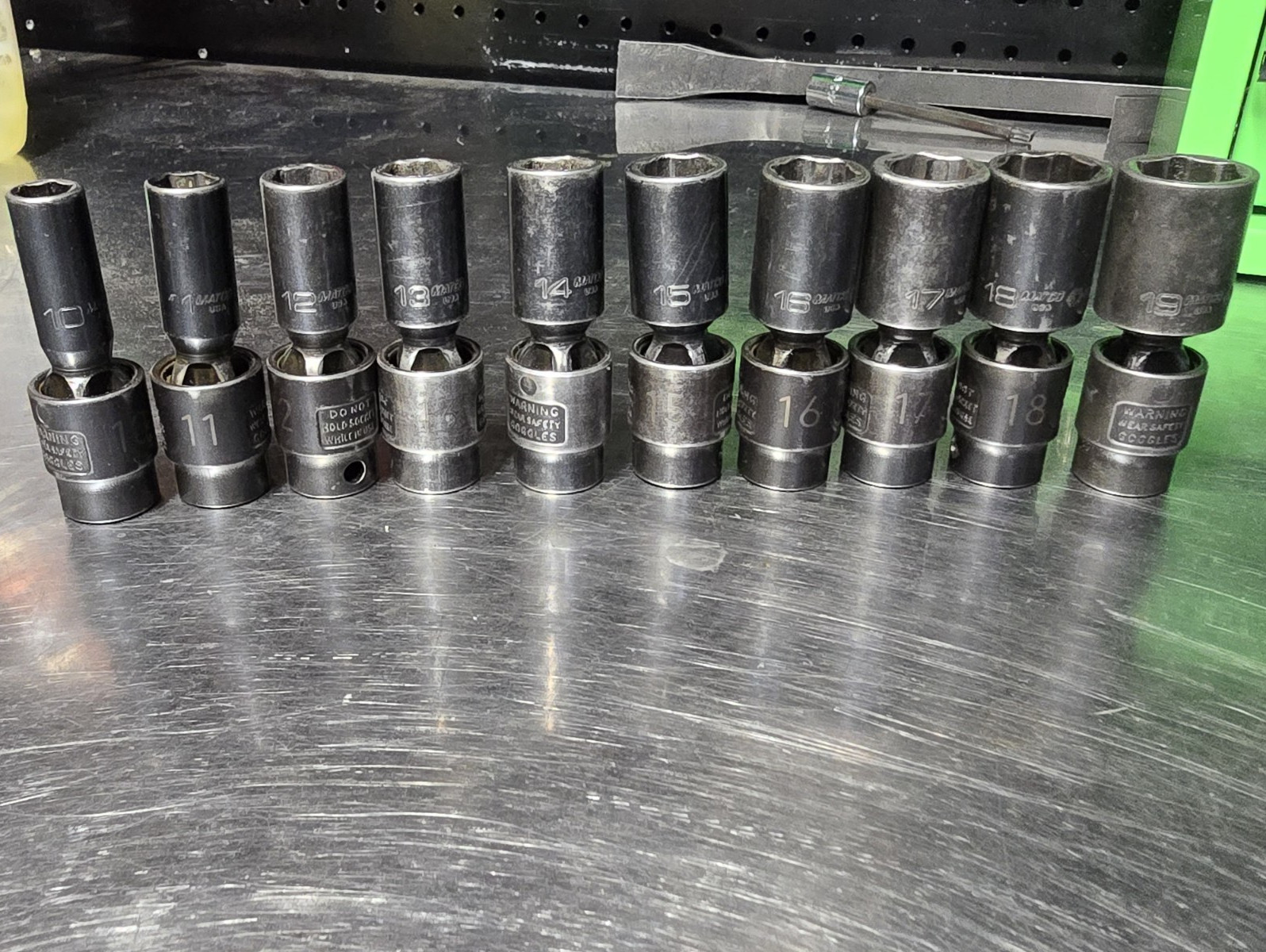 !!MATCO TOOLS USA!! SBDUPM106TB 10 PIECE 3/8 Drive Universal Impact Swivel Set!