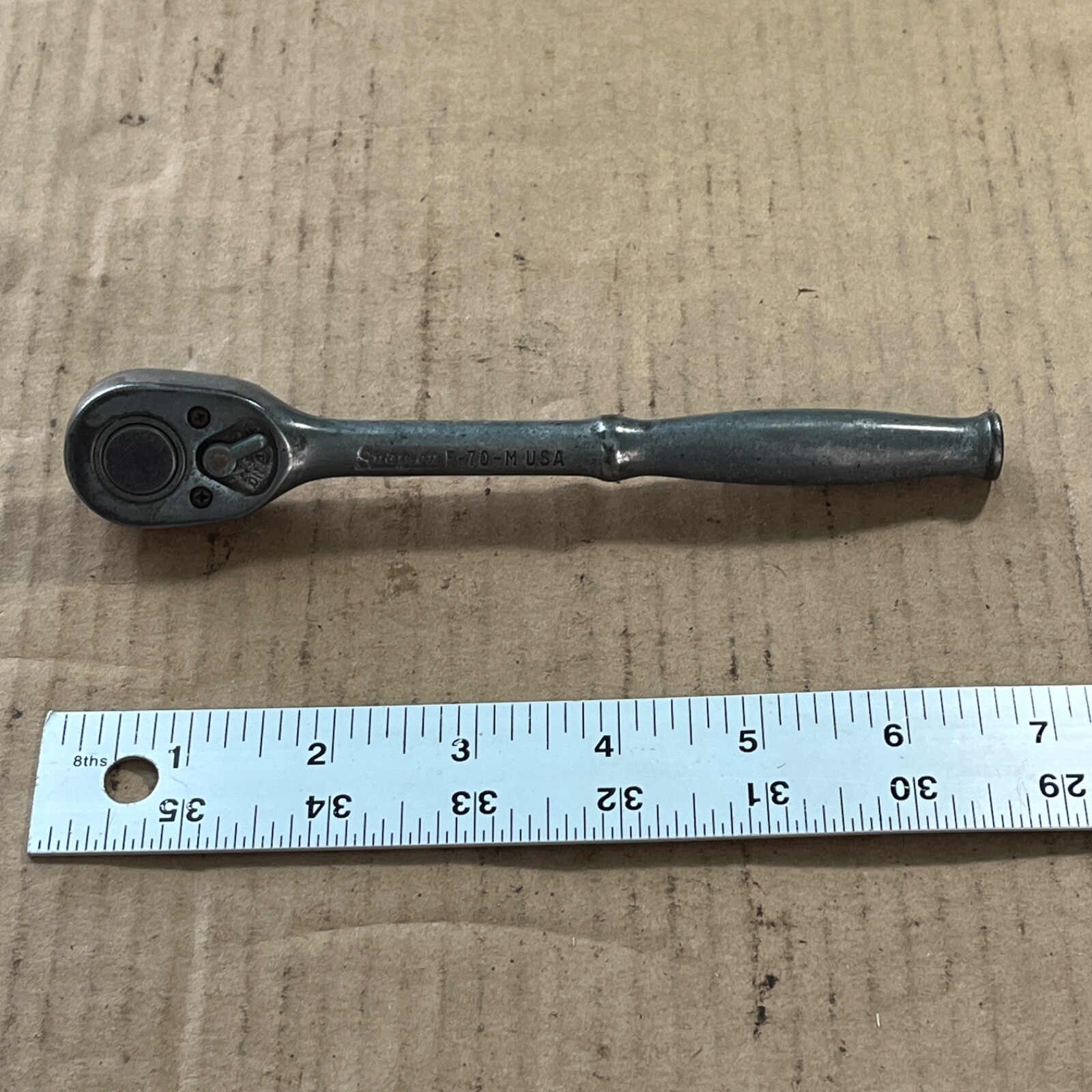 Snap-on Tools F-70-M 3/8″ DRIVE RATCHET USA 7″ Long