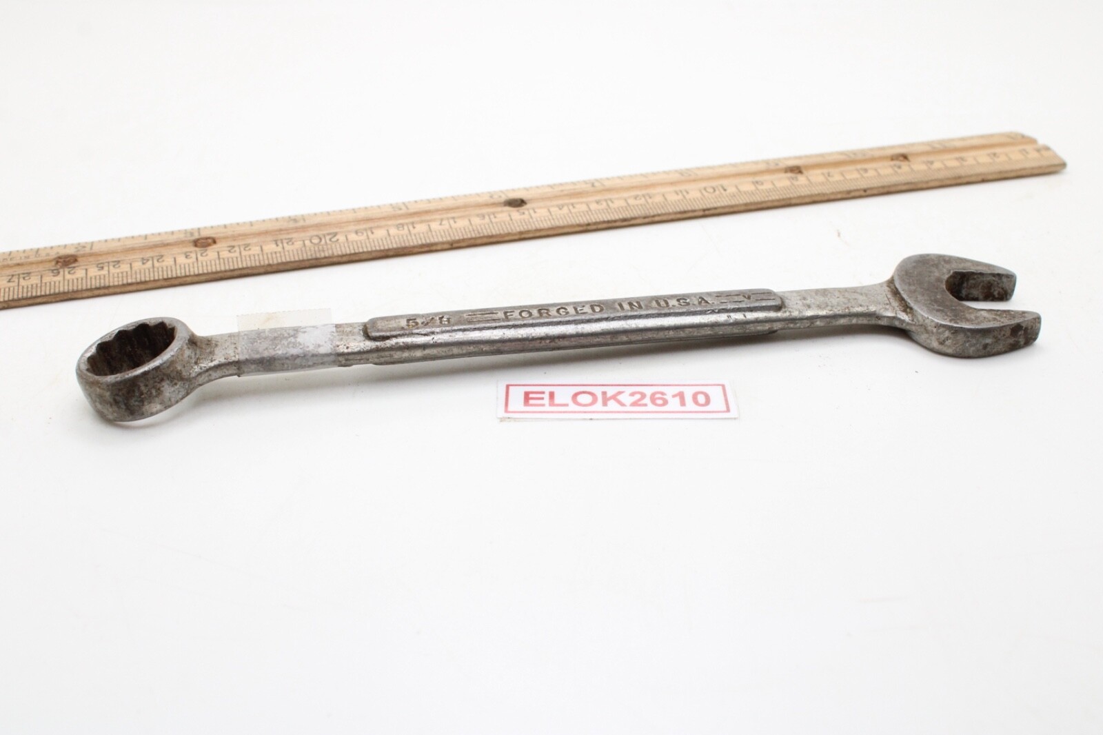 Craftsman =V= Series 5/8″ 12 Point SAE Combination Wrench 7.75″ Long USA