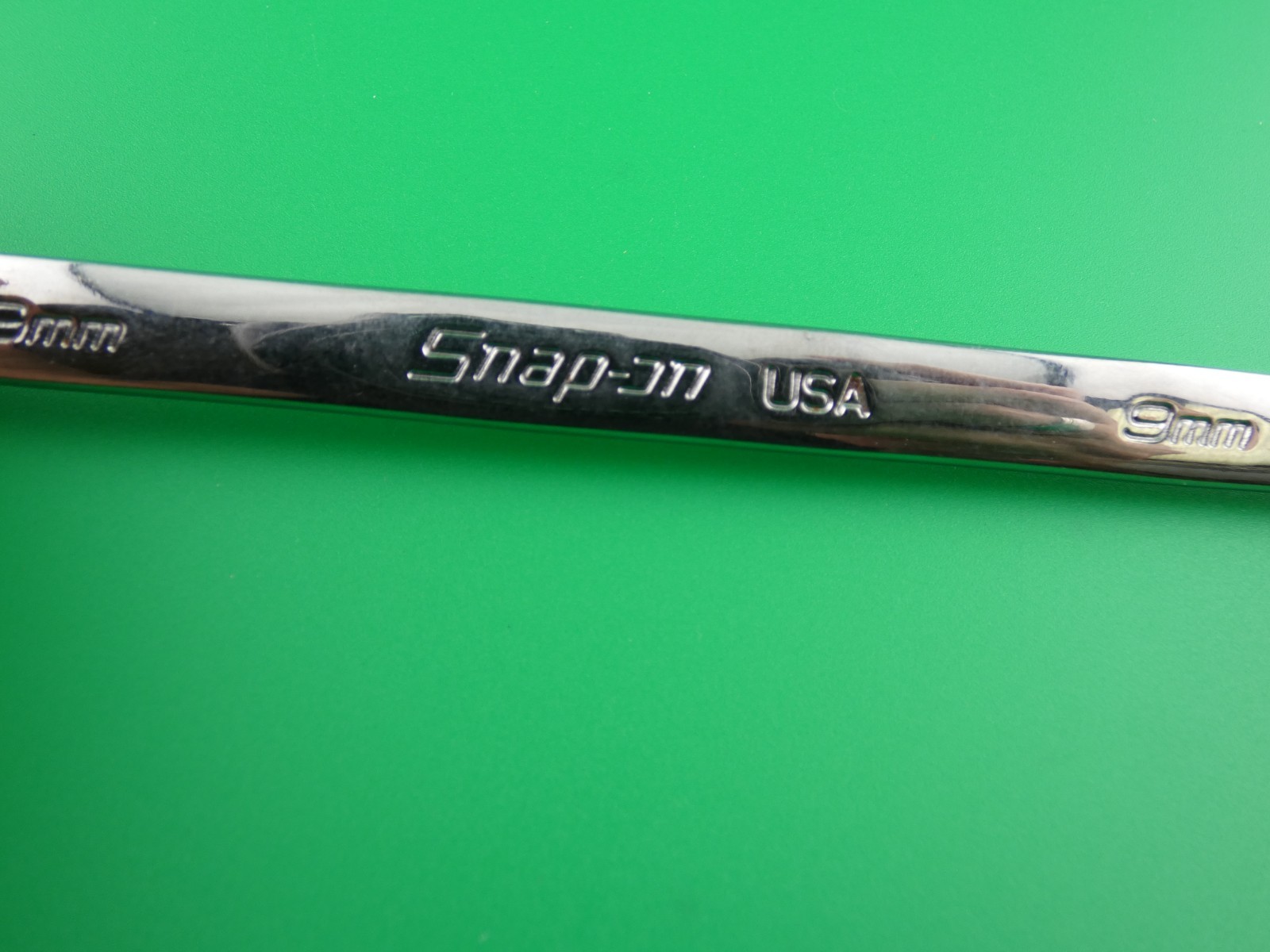 Snap-On USA 9mm Flank Drive Plus Reversible Ratcheting Wrench SOXRRM9