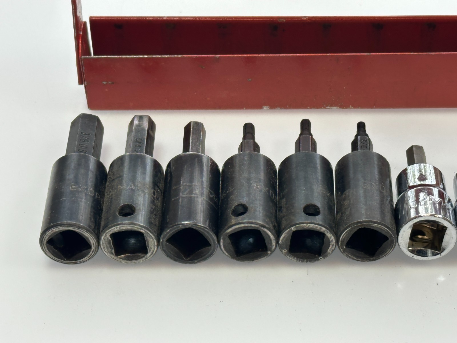 🇺🇸 Matco Tools USA 10pc SAE Hex Bit Socket Driver Set, Impact Regular Mix Lot