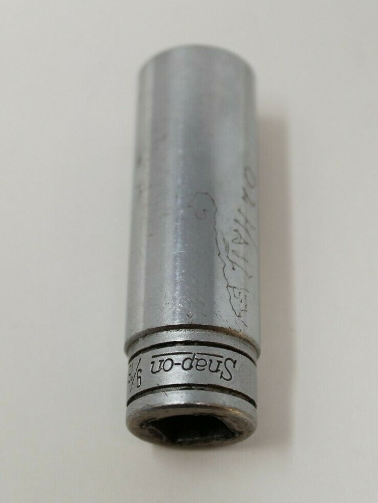 SNAP-ON TOOLS 3/8″ DRIVE 9/16″ DEEP 12 POINT SOCKET – USA – SF181