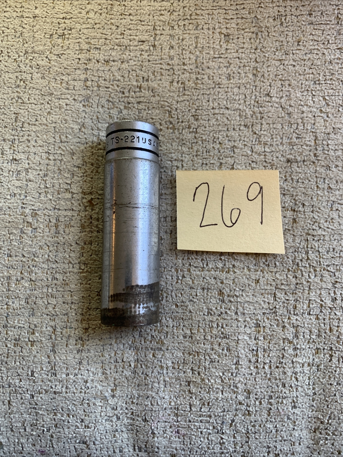 Snap On 11/16″ Deep Socket 1/2″ Drive 6 Point SAE USA TS221