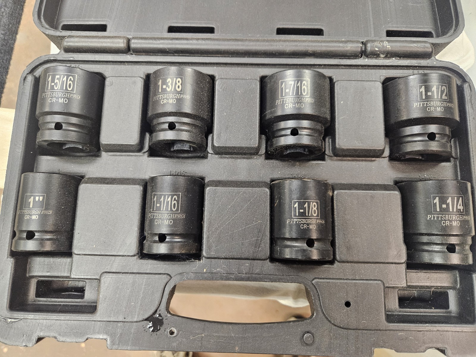 Impact Socket Set 3/4″ Drive SAE 1″ to 1-1/2″ 6 Point
