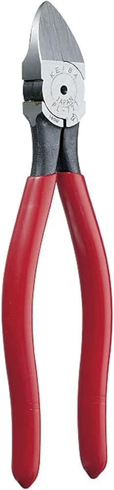 KEIBA PL-727 Nipper Plier Flat Blade For Plastic Red handle from Japan