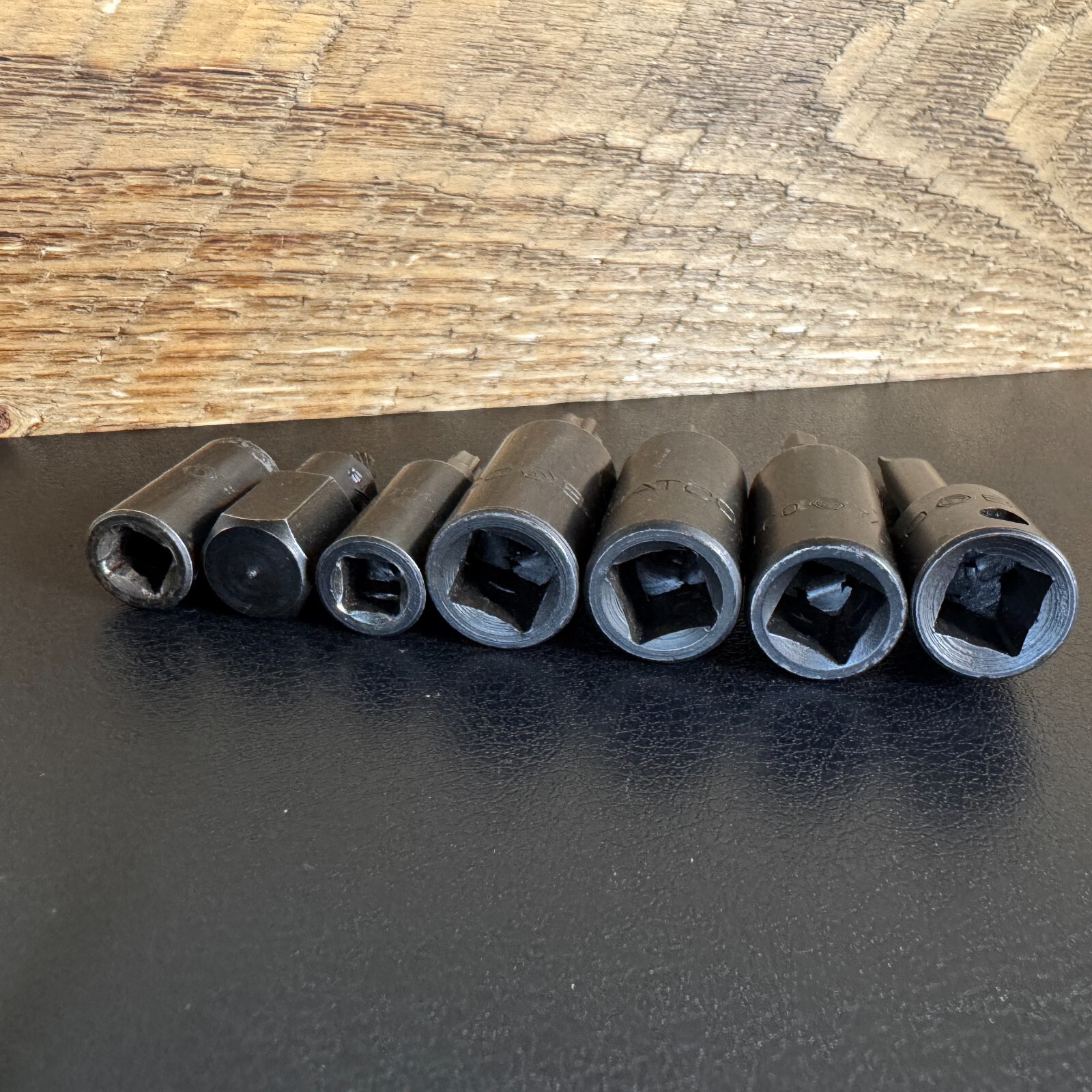 7pc Lot Matco Tools Torx & Hex Bit Sockets 1/4″ & 3/8″ Drive, T30, T45, T47 USA