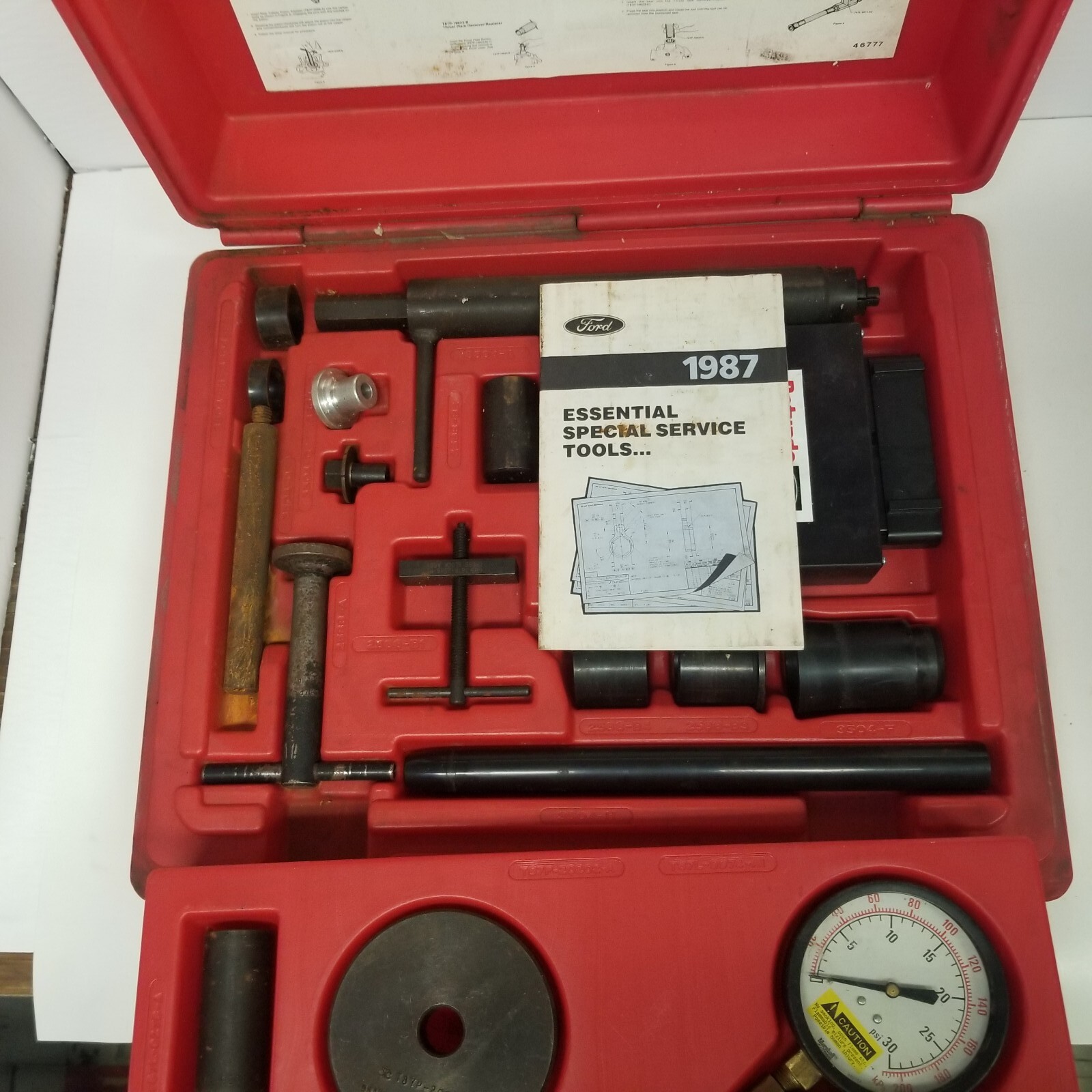 Vintage Ford Rotunda T87L-1000-S Essential Service Set w/ Storage Case