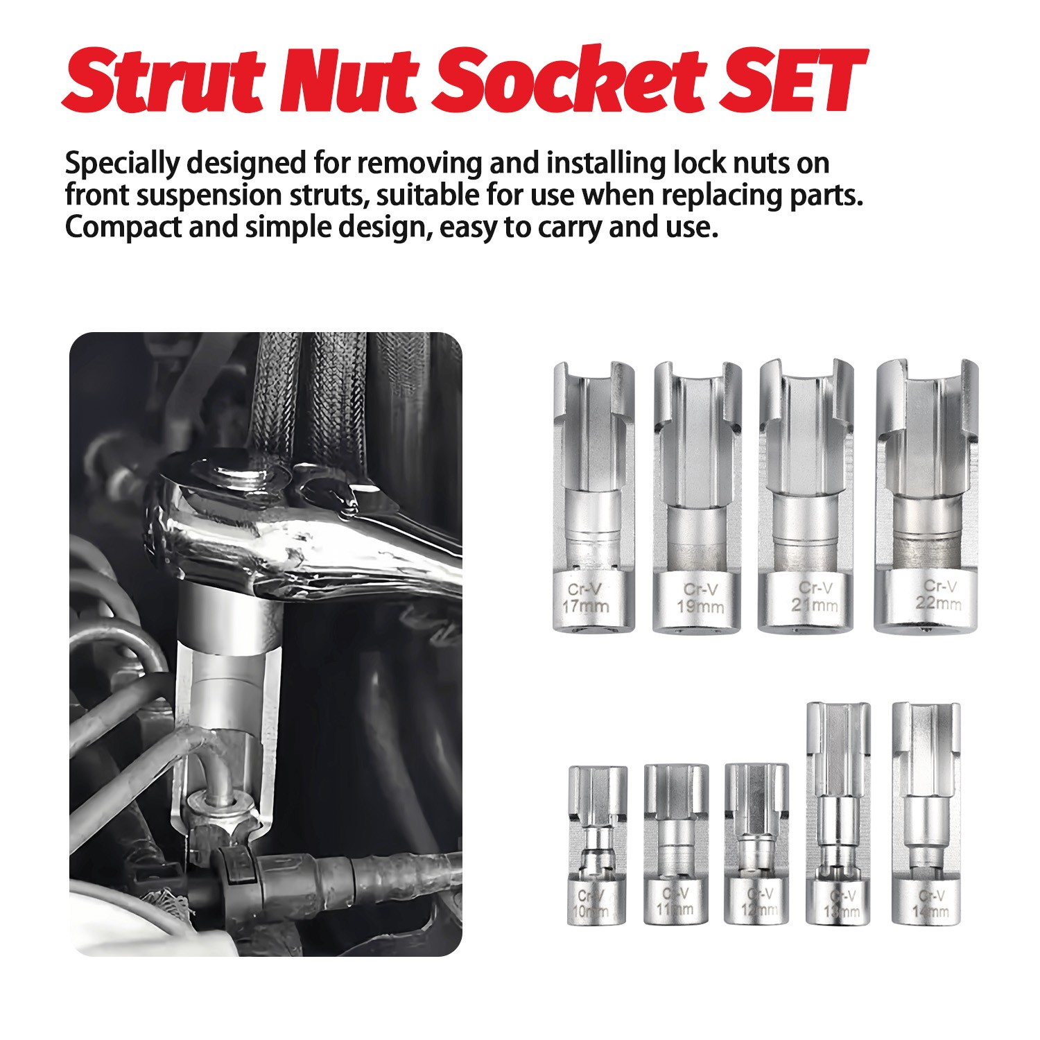 24 Pcs Universal Adjustable Axle CV Joint Boot Crimp Clamps W/ Clamp Pliers Tool