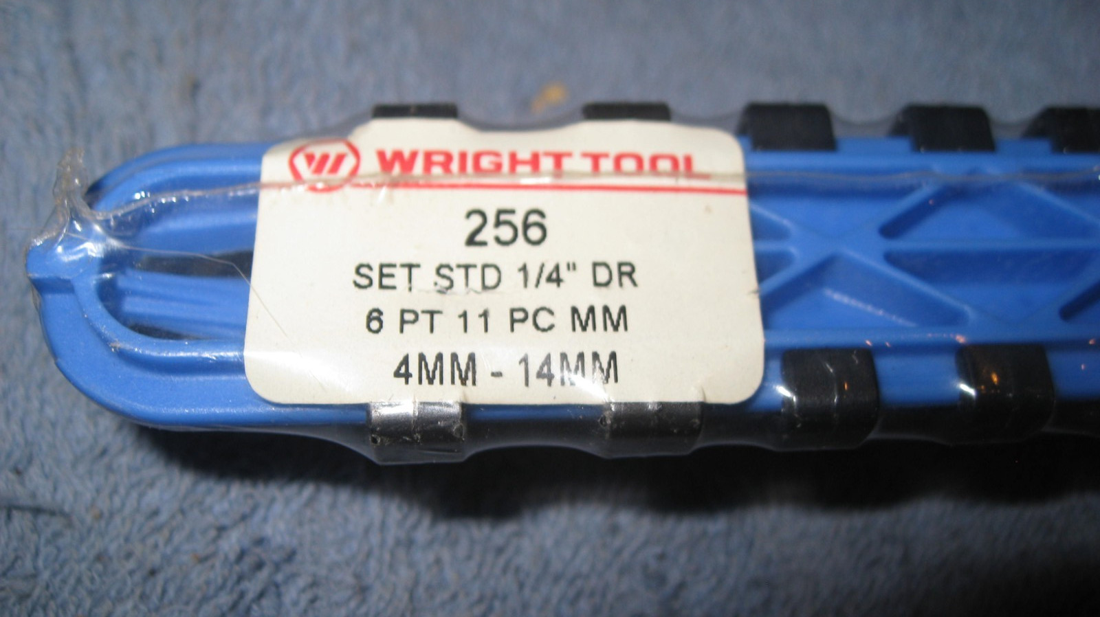WRIGHT 256 1/4″ dr 6pt 11piece metric 4mm-14mm new still wrapped in plastic NOS