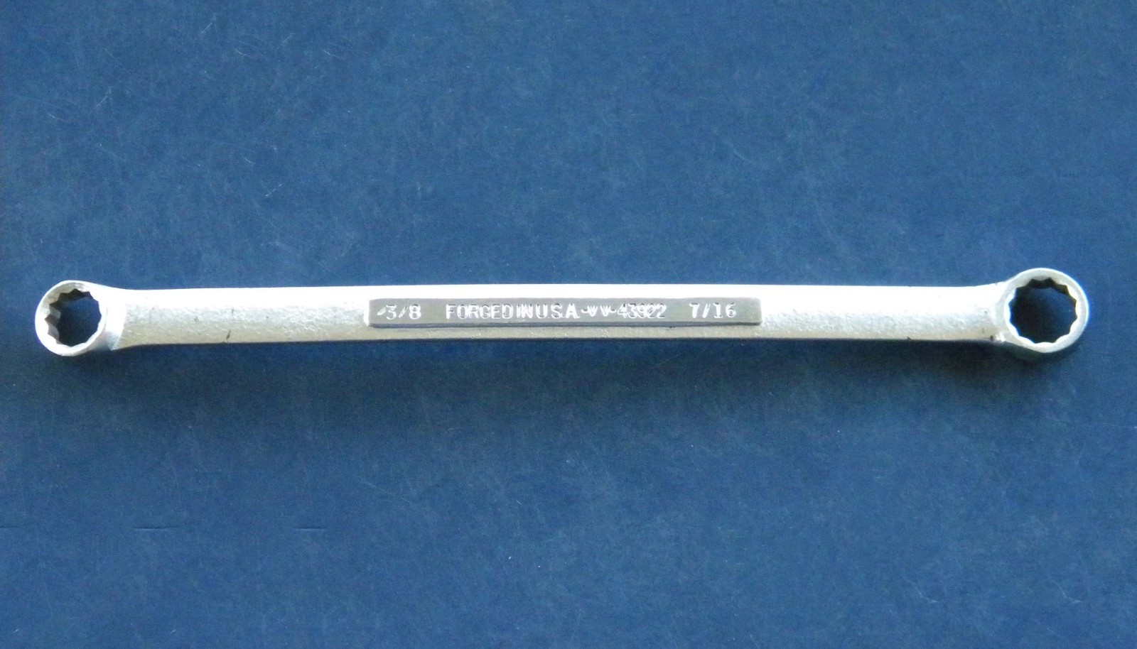 Vtg Craftsman USA 43922 -VV- 12 PT Box End Wrench SAE 3/8″ x 7/16″ Nice!