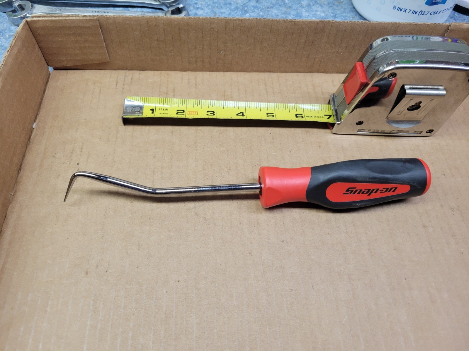 Snap On USA Radiator Hose Pick With Red / Black Comfort Grip Handle No SGA173B