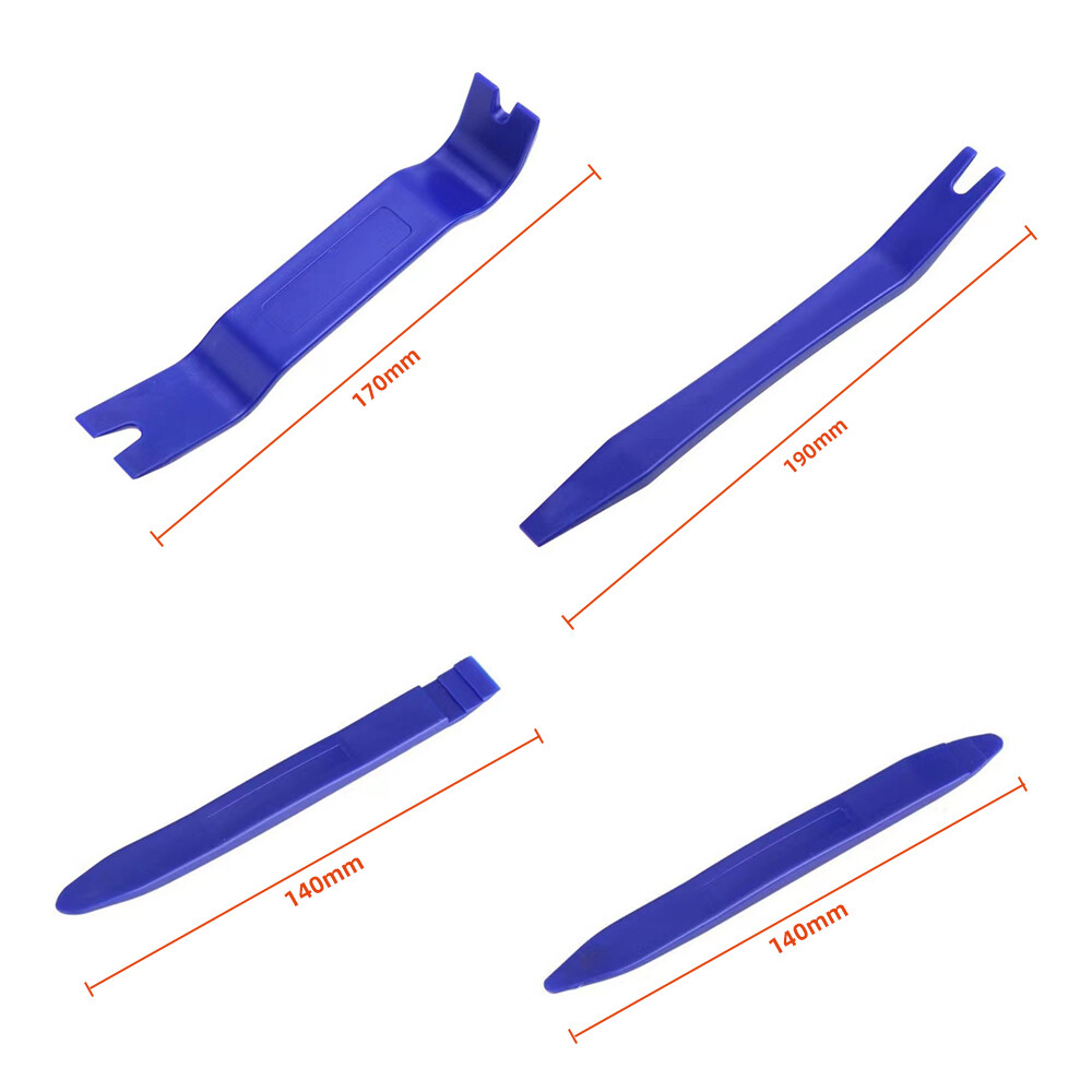 5Pcs CarTrim Removal Tool Set Hand Tools Pry Bar Panel Door Interior Clip Kit
