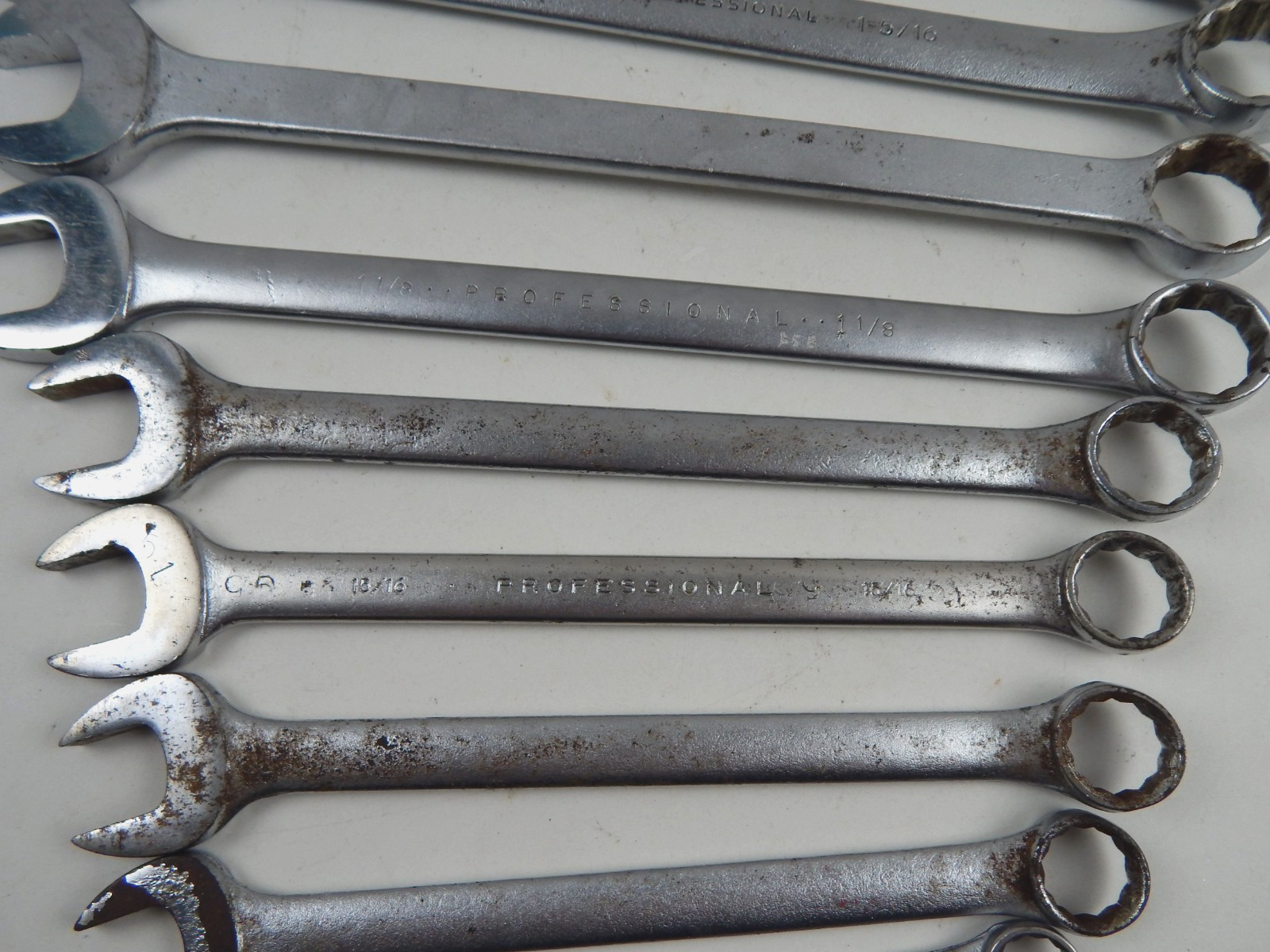 Proto & Challenger 1/4″ to 1-7/16″ 12 Point SAE Combination Wrench Set 15pc USA