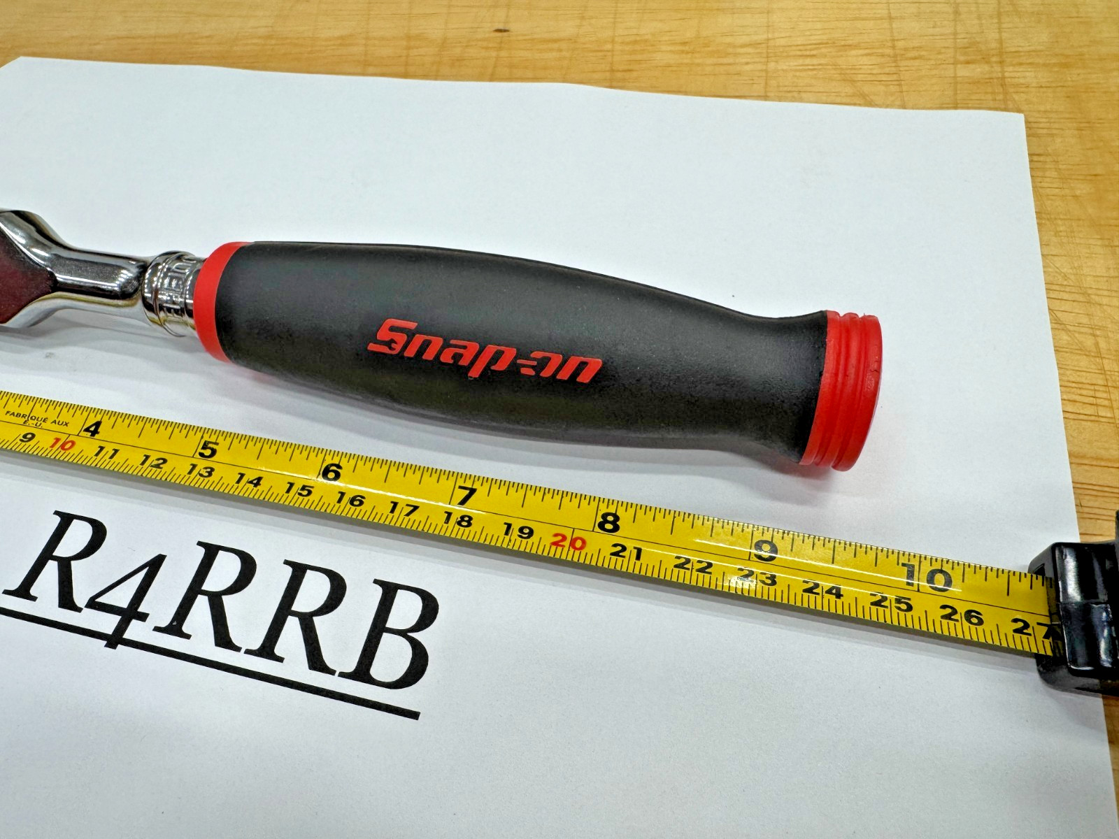 Snap-on Tools USA NEW STYLE 3/8″ Drive 100 Tooth Soft Grip Flex Ratchet FHF100
