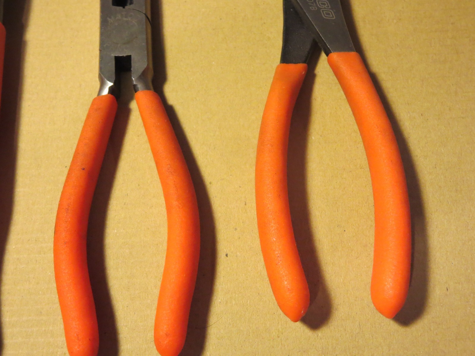Matco SPU4M 4Pc. universal Pliers Set Orange Used