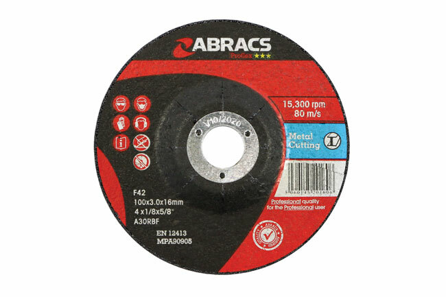 Connect 32061 Abracs 100mm x 3.2mm DPC Cutting Discs Pack 10