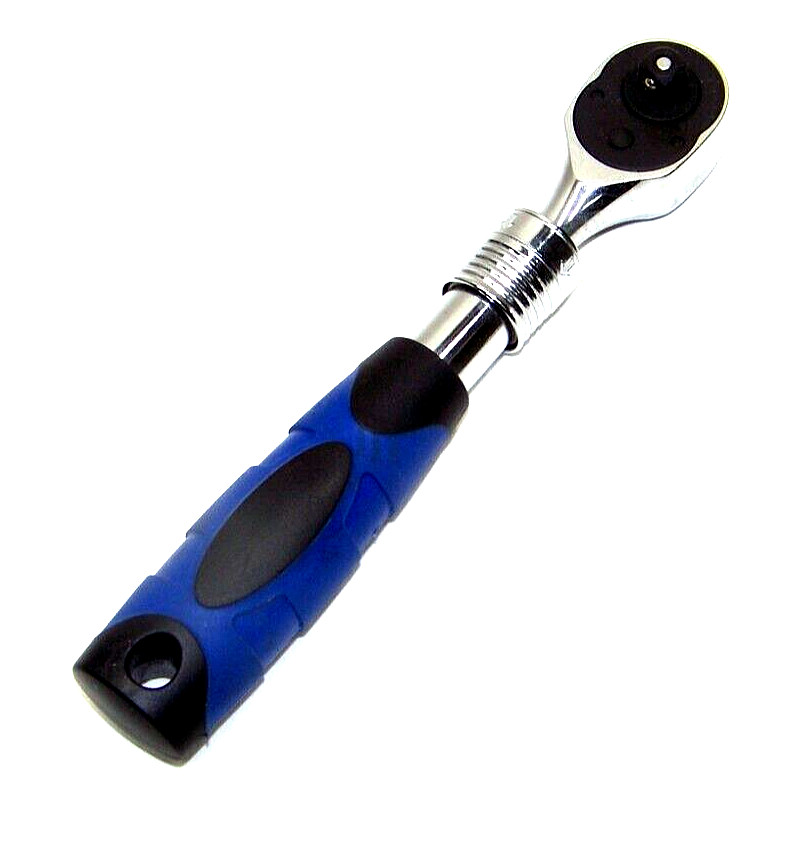 1/4″ DR Extendable Ratchet Wrench Extendable 6″ to 8″ 72 Teeth