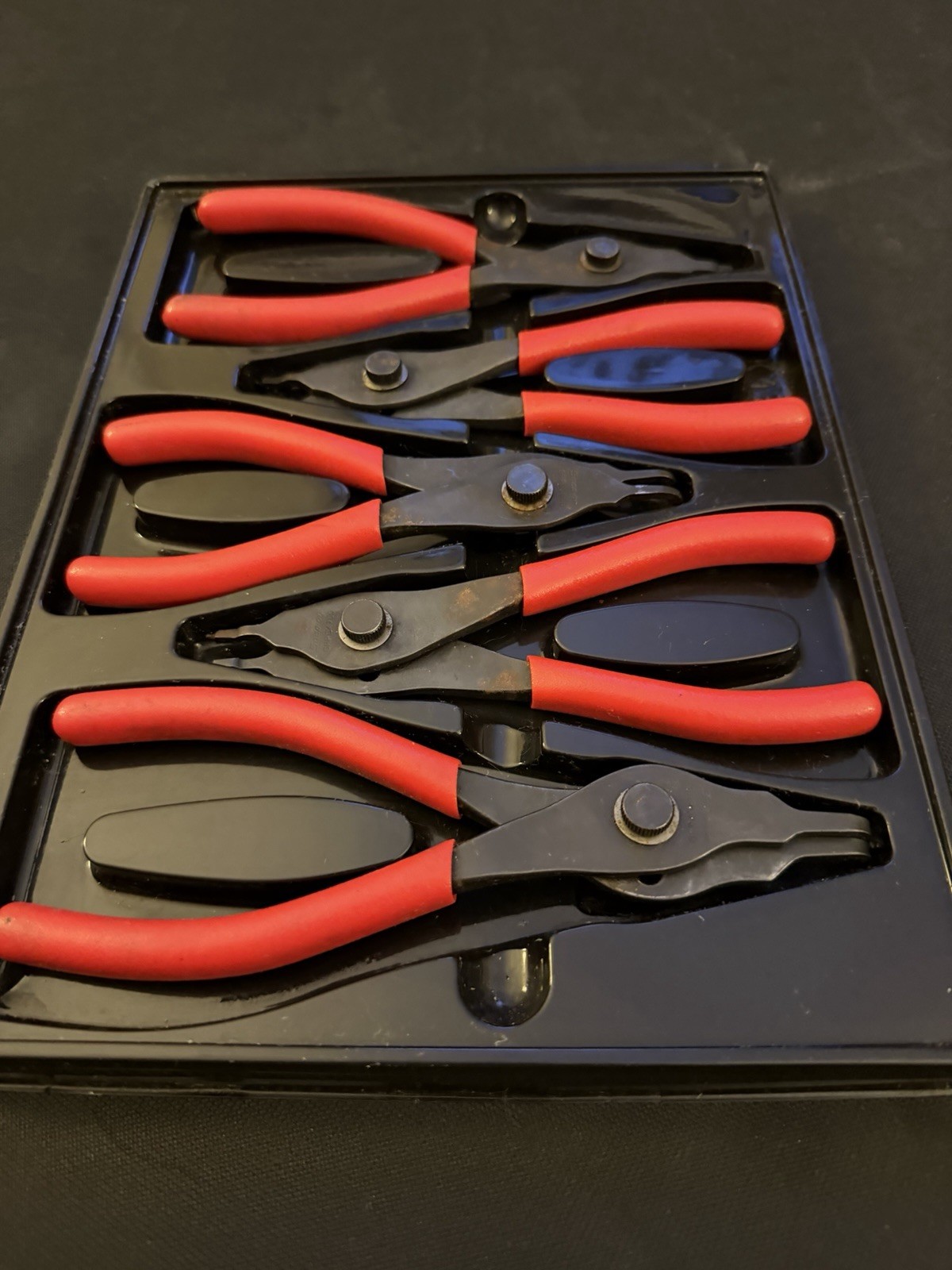 Snap-on Tools SRPCR105 5-Piece Handheld Cushion Grip Snap Ring Pliers Set
