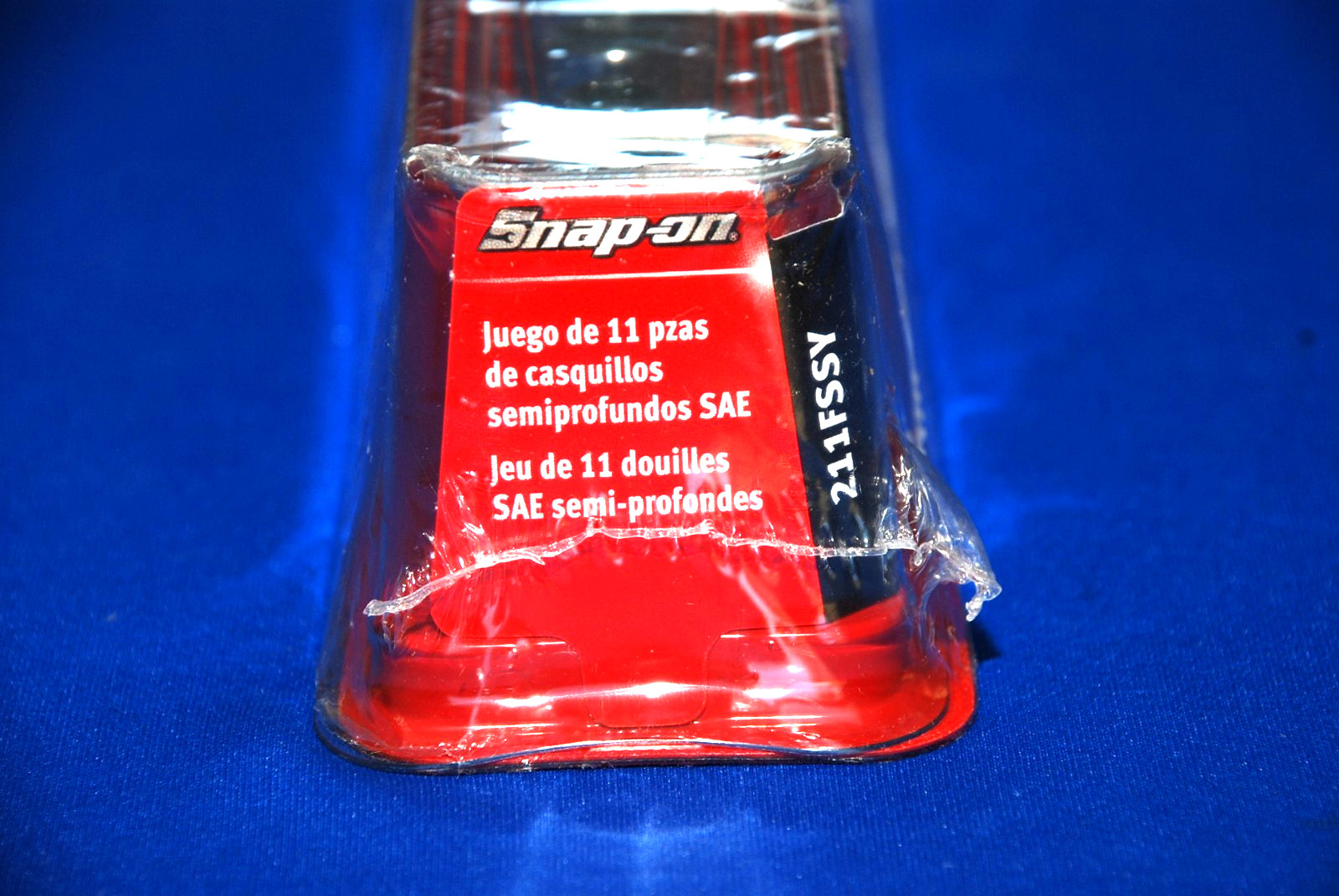 Snap-on NEW 11 Piece 3/8″ Drive 6-Point SAE Flank Drive Semi-Deep Socket Set