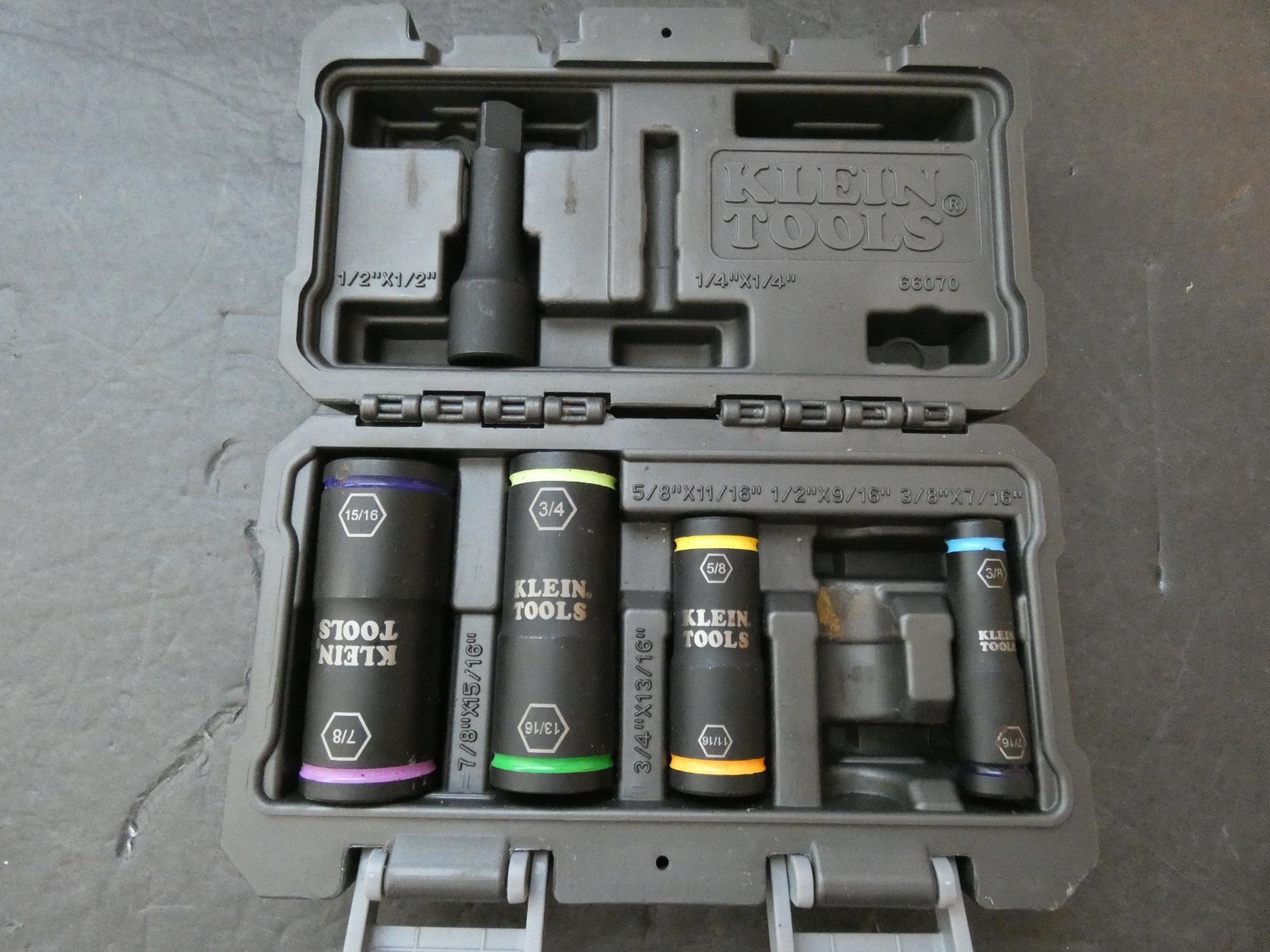 KLEIN TOOLS IMPACT SOCKET SET 66070 READ DISCRIPTION