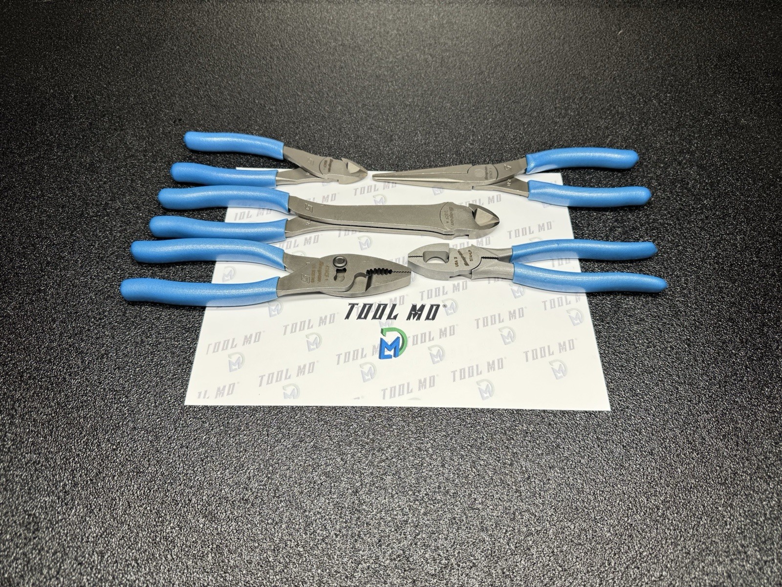 Snap-on Tools USA NOS RARE 5pc PEARL BLUE Plier & Heavy-Duty Cutter Set 312CF