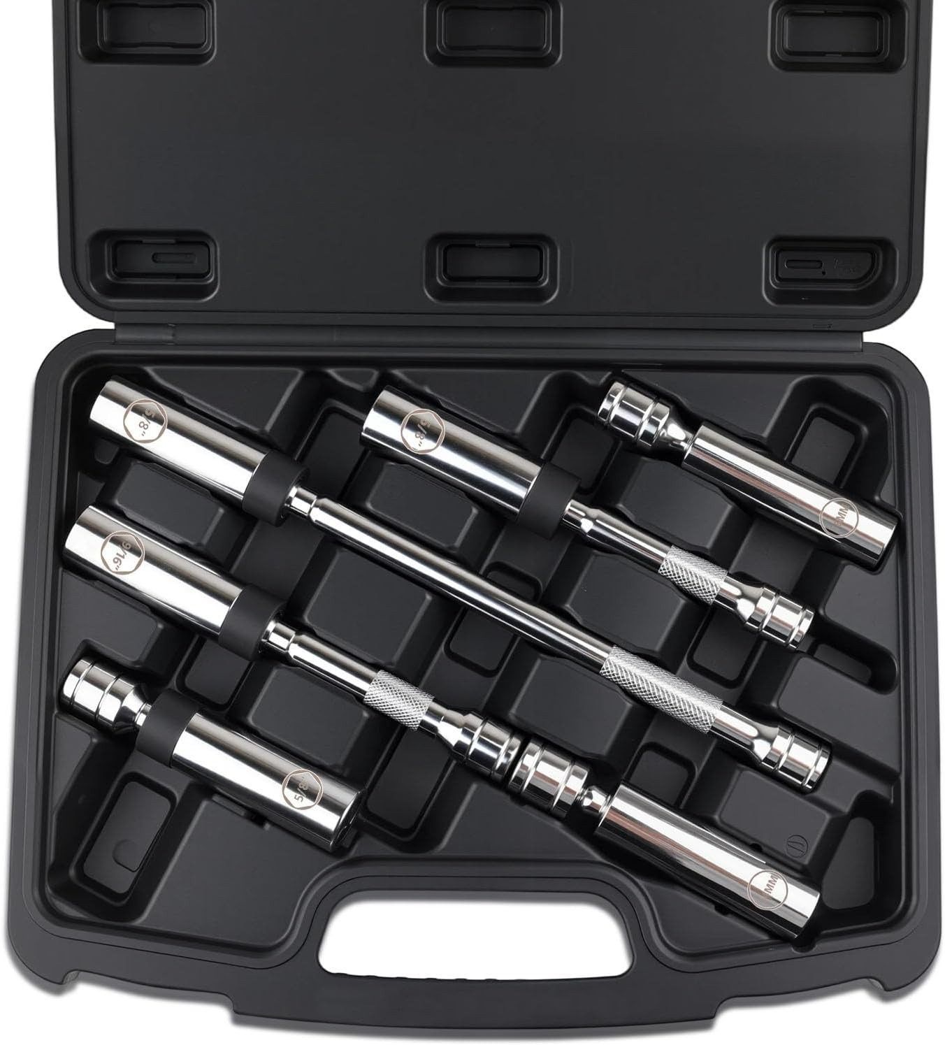 Durable Magnetic Swivel Spark Plug Socket Set – 30° Flexibility for Tight Spaces