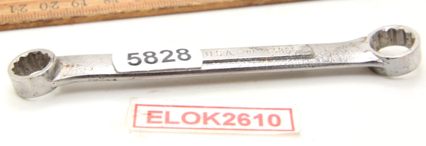 Craftsman VV-43866 3/8″ x 7/16″ 12 Point SAE Box End Wrench 4-3/8″ USA