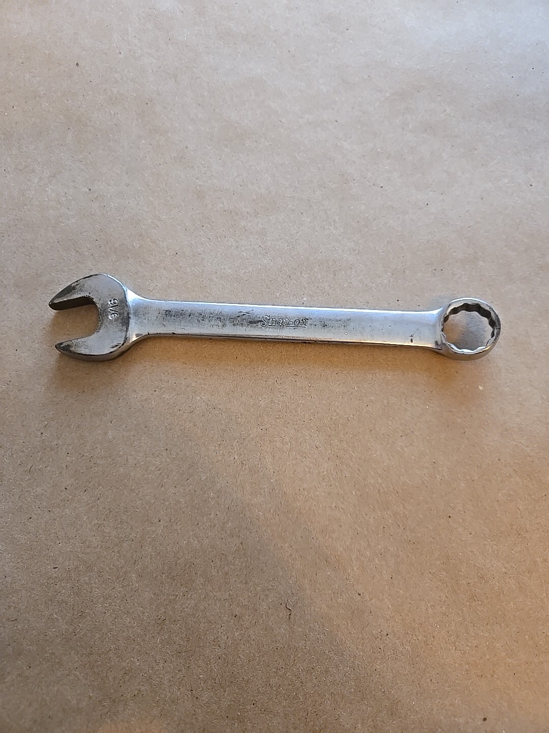 Snap On 9/16″ 12PT Short Chrome Combination Wrench OEX180