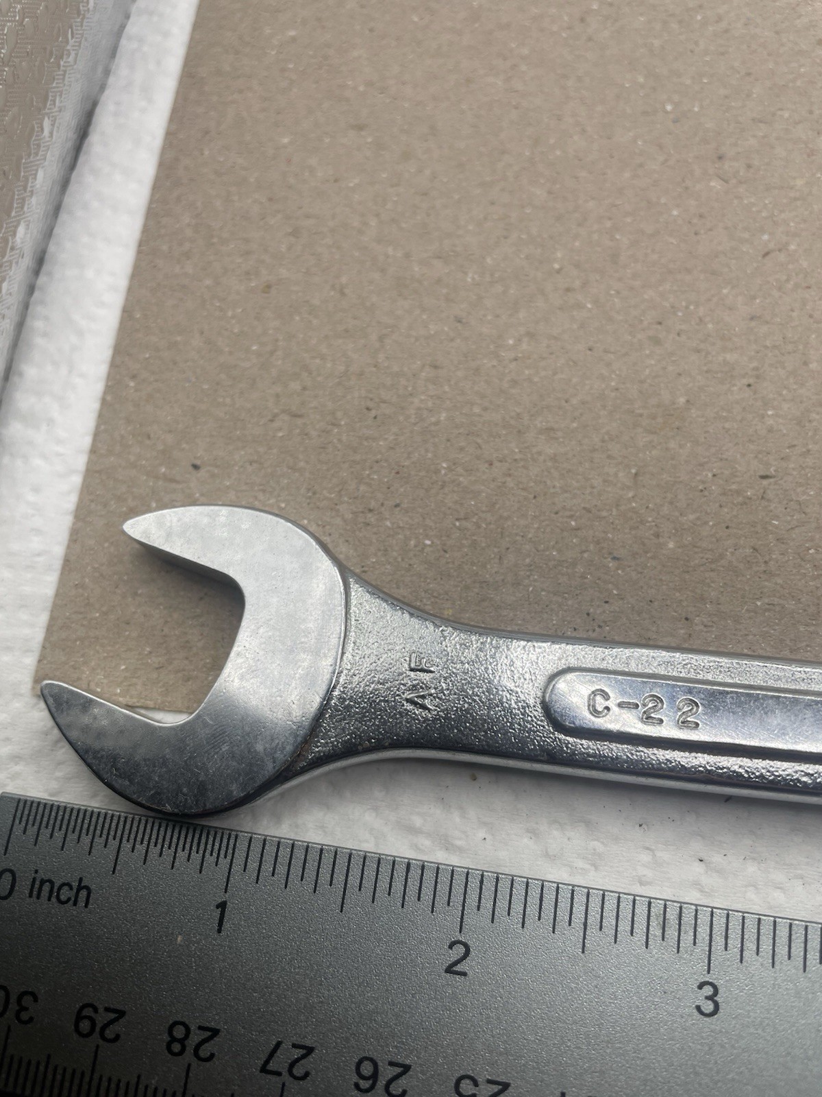 Vintage S-K Tools C-22 11/16″ Combination Wrench 12 Point AF USA