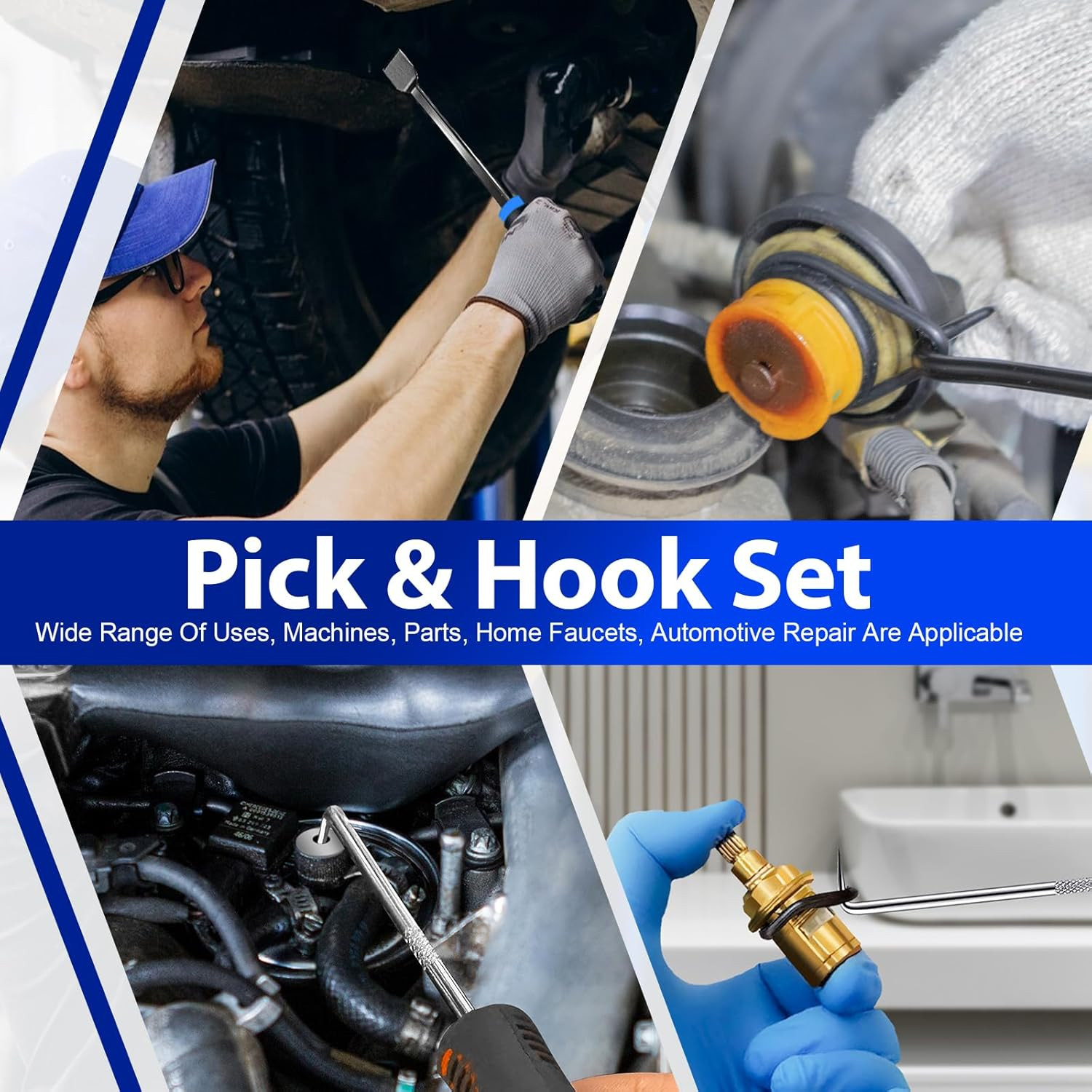 17 Auto Trim Removal Tool Kit Car Panel Door Window Fastener Remover Pry Too Set