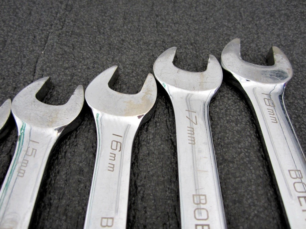 Blue-Point 9pc Metric Reversible Combination Ratcheting Wrench Set