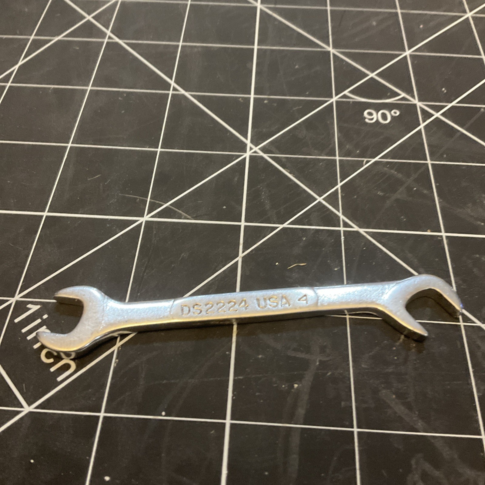 SNAP-ON DS2224 OFFSET OPEN-END 3/8 x 11/32 INCH IGNITION WRENCH