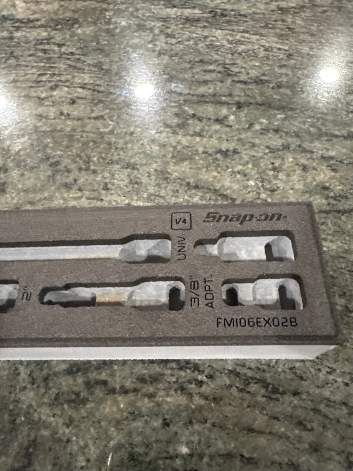 snap on fm106ex02bdt foam tray for 1/4 extension set foam only no tools