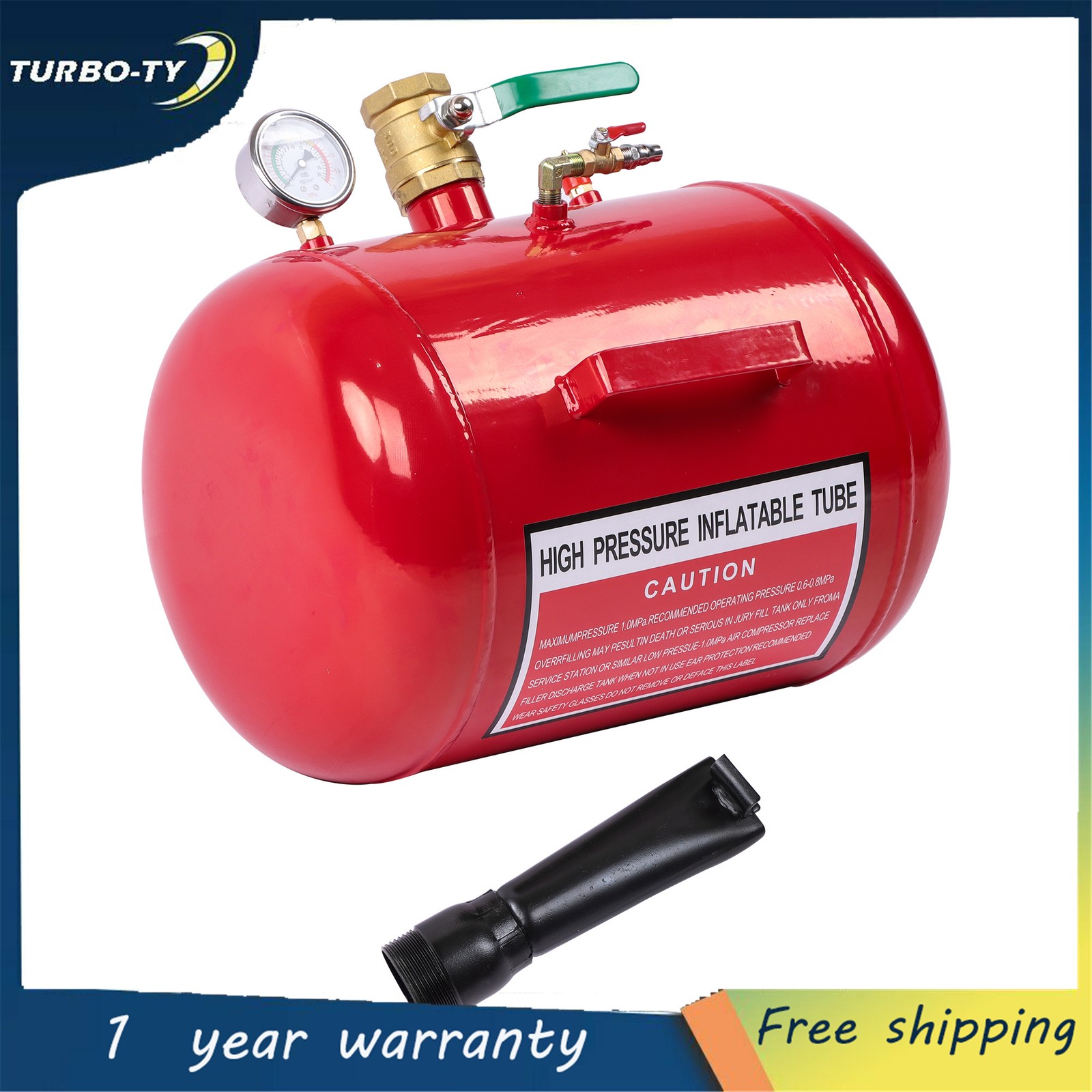 Heavy Duty Air Tire Bead Seater Blaster Seating Tool 145 psi 7.5 Gallon
