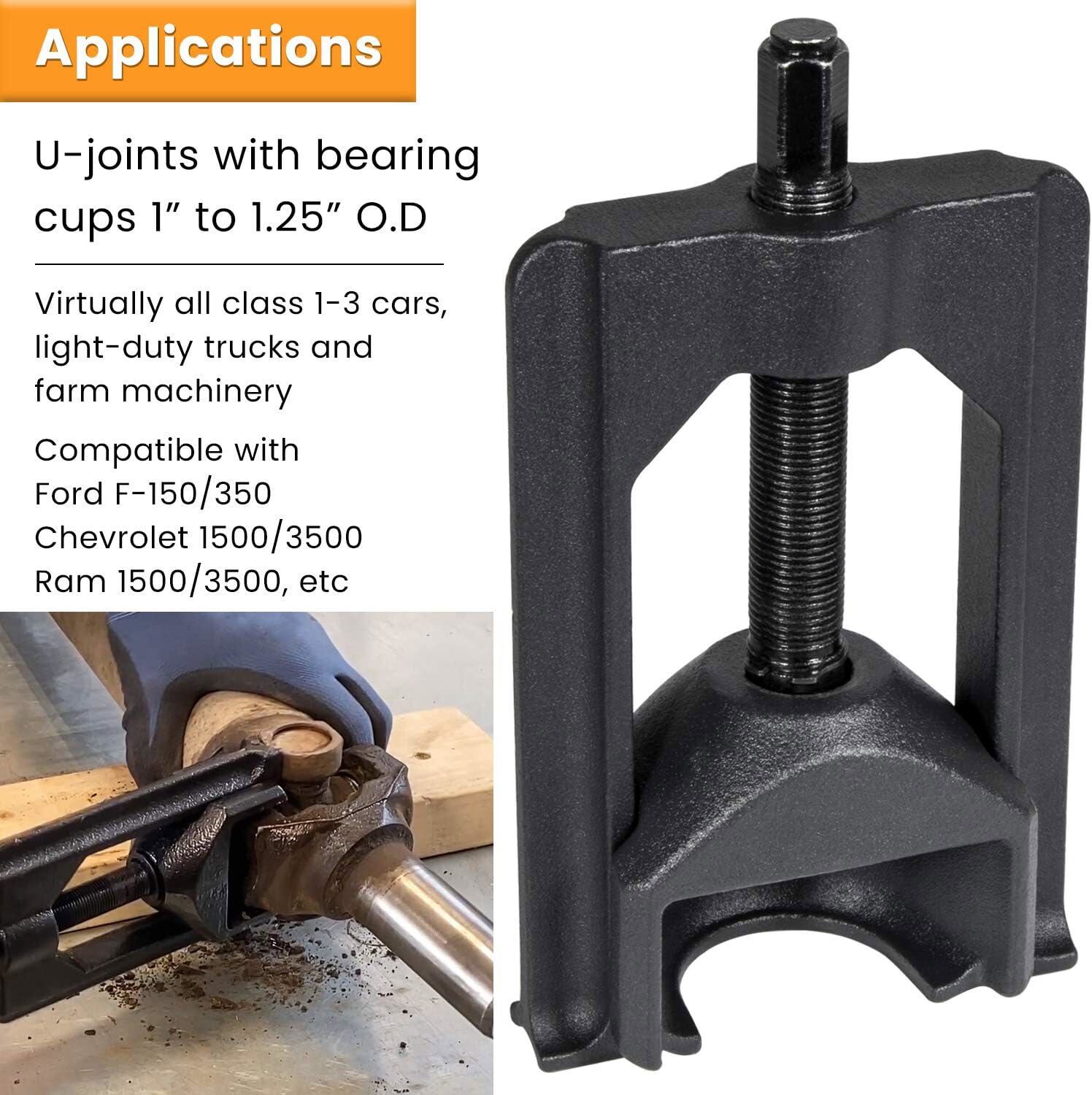 10105 Universal U-Joint Puller Bearing Cup Installer for Cars Light-Duty Trucks