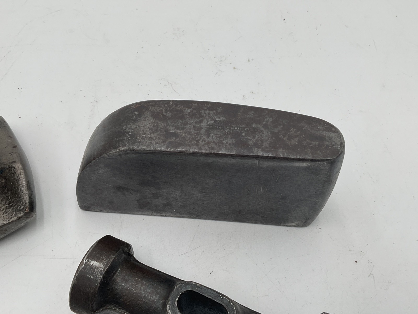 Vintage Auto Body Dolly Herbrand, Fairmount Fender Repair Hand Anvil 4 Piece