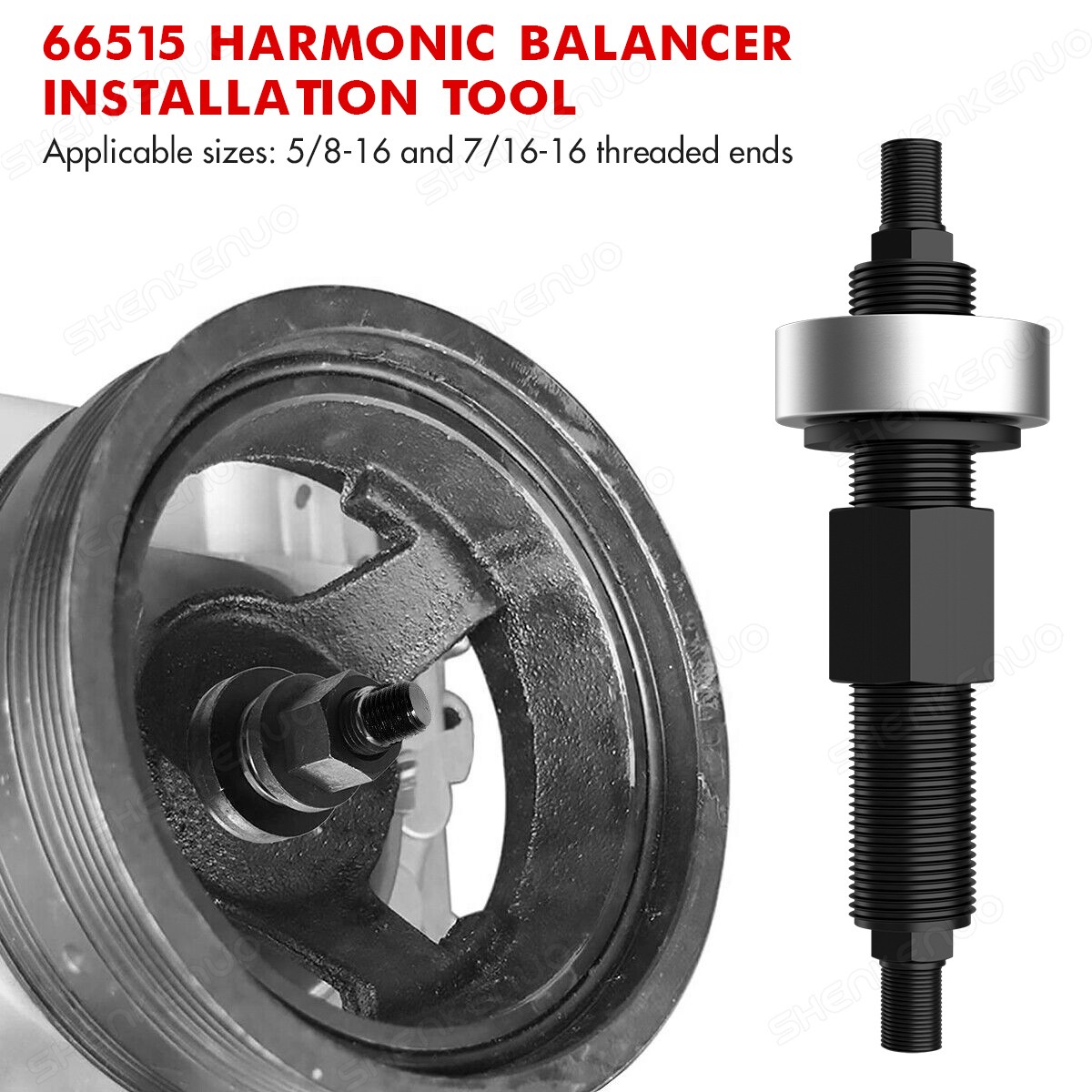 66515 Harmonic Balancer Installation Tool For Chevy BBC,SBC Engine New