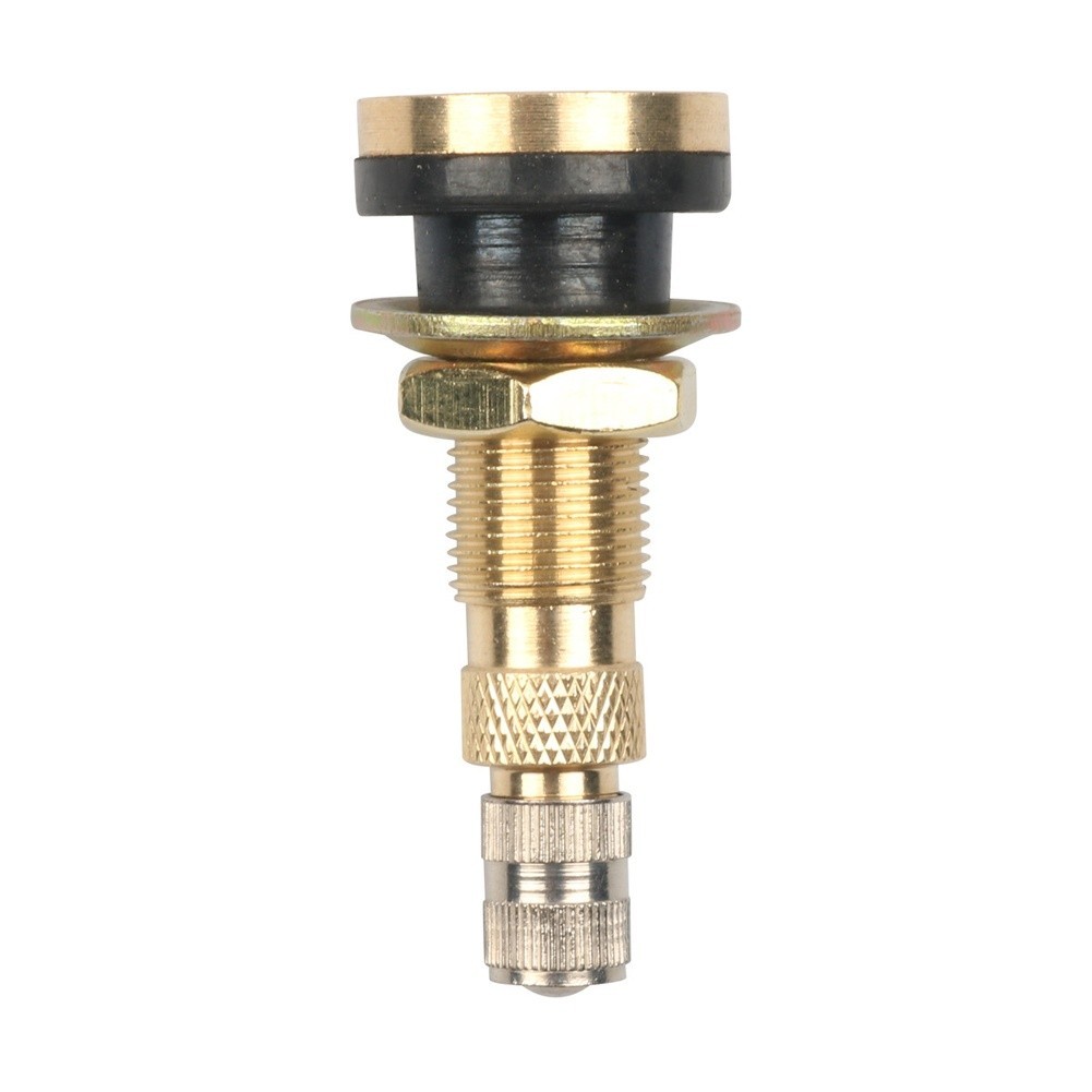 TR618A Brass Valve Stem 10 Pack Fits 15.8mm Hole for Grader and Excavator