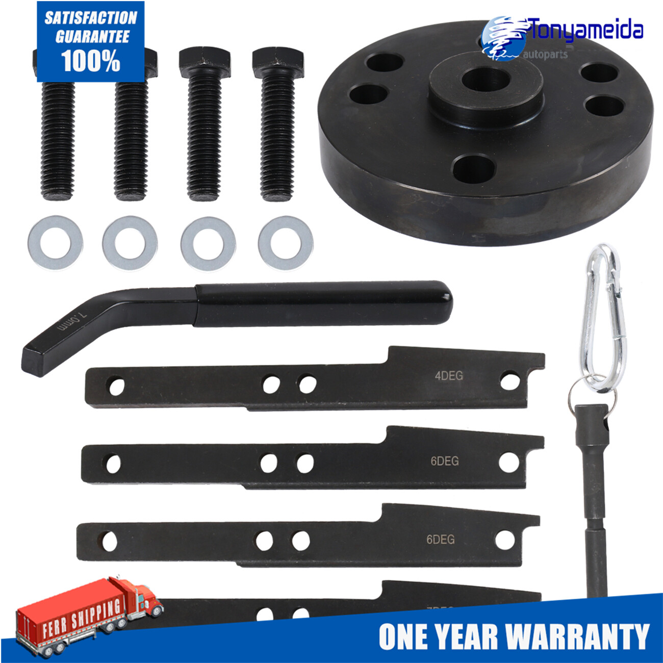 3163021 3163069 3163530 Cummins ISX QSX Timing Injector Cam Gear Puller Tool Kit